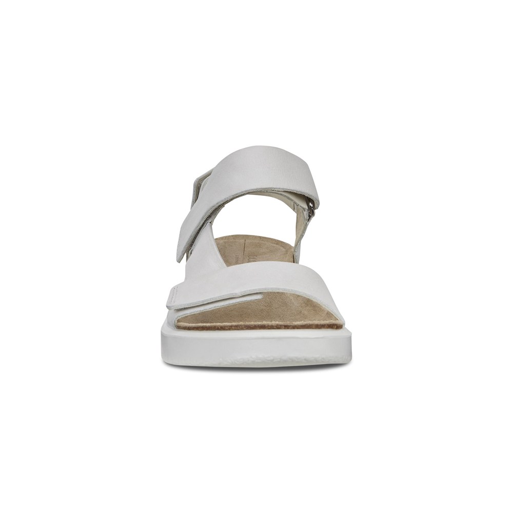 ECCO Womens Sandals White - Corksphere - YCP-106942